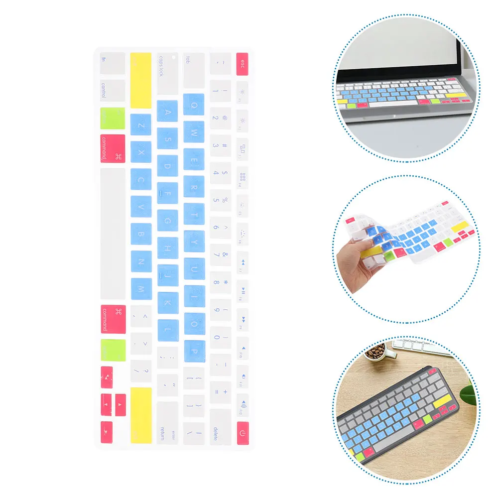 

2 Pcs Keyboard Film Laptop Manicure Protector Cover Computer Silica Gel Ergonomic for Covers Keyboards