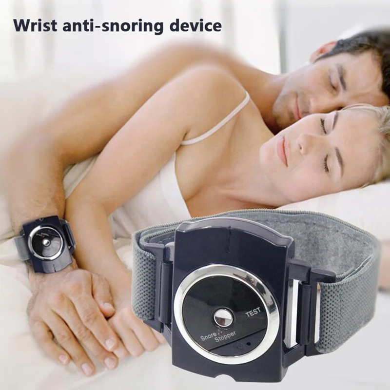 

Snore Blocker Stopper Infrared Wrist LED Electronic Snore Stop Snore-ceasing Equipment Cessation Cure Solution Sleep Night Guard