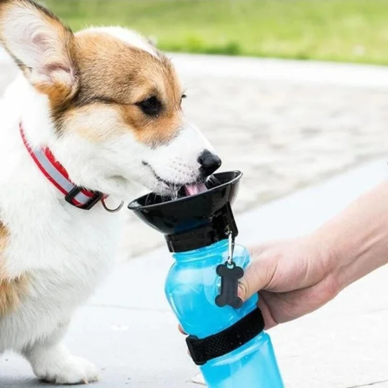 500ml Portable Pet Water Bottle For Dogs Cats Travel Drinking Cup Leakproof Outdoor Water Feeder Bowl Pet Supplies