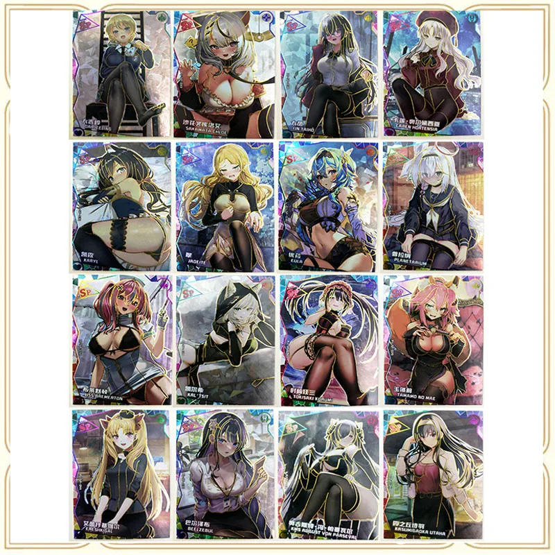 Anime Goddess Story SP ACG Sexy Card Tokisaki Kurumi USS Bremerton Collection Card Toys for boys Christmas birthday present