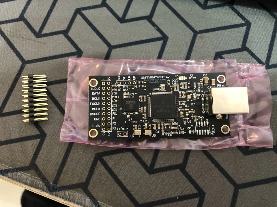 100% Original Amanero Combo768 Digital Interface USB Card For HiFi Audio Amplifier DAC USB Sound Card
