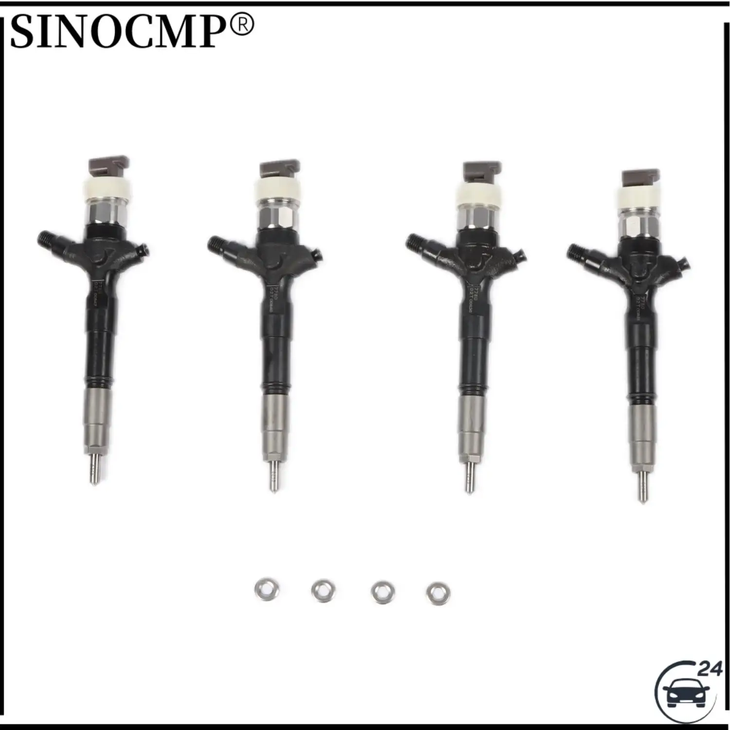 

4pcs Common Diesel Fuel Injectors For Toyota Hilux Prado 1KD-FTV 3.0L Euro 4 9709500-778 23670-30280 095000-7780 095000-7781