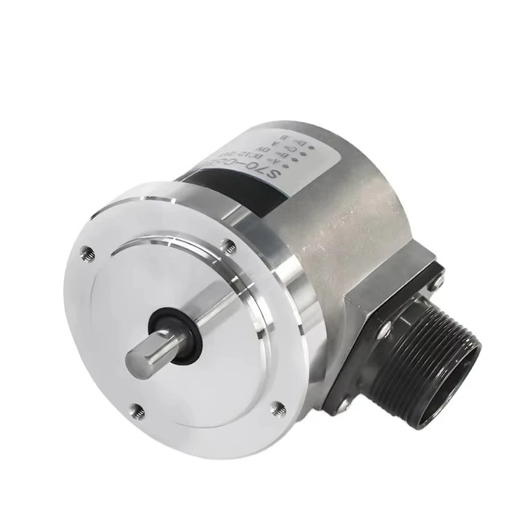 

Оптический инкрементальный энкодер S70 с частотой дискретизации до 23040ppr для робототехники, с высокой частотой импульсной активации, защитой IP50/IP65 и питанием DC5V-30V