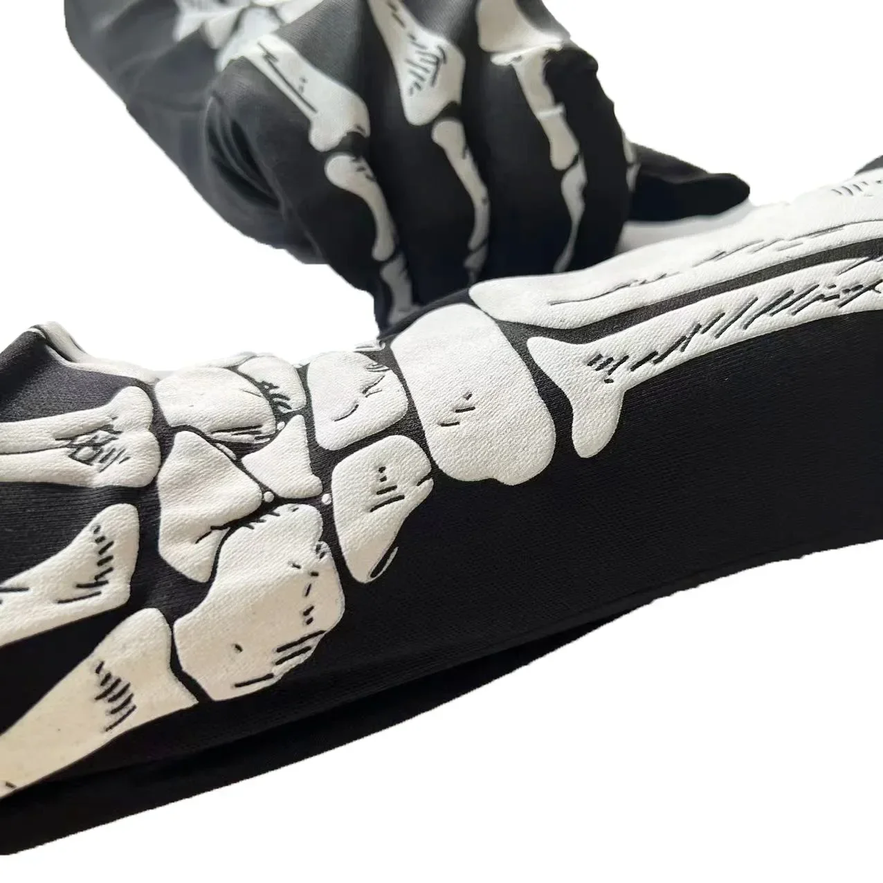 คอสเพลย์ Props กระดูกพิมพ์ถุงมือ Stage Performance Terror ยาว Ghost ถุงมือแฟนซีชุด Prop Skeleton Glove Party เครื่องแต่งกายอุปกรณ์เสริม