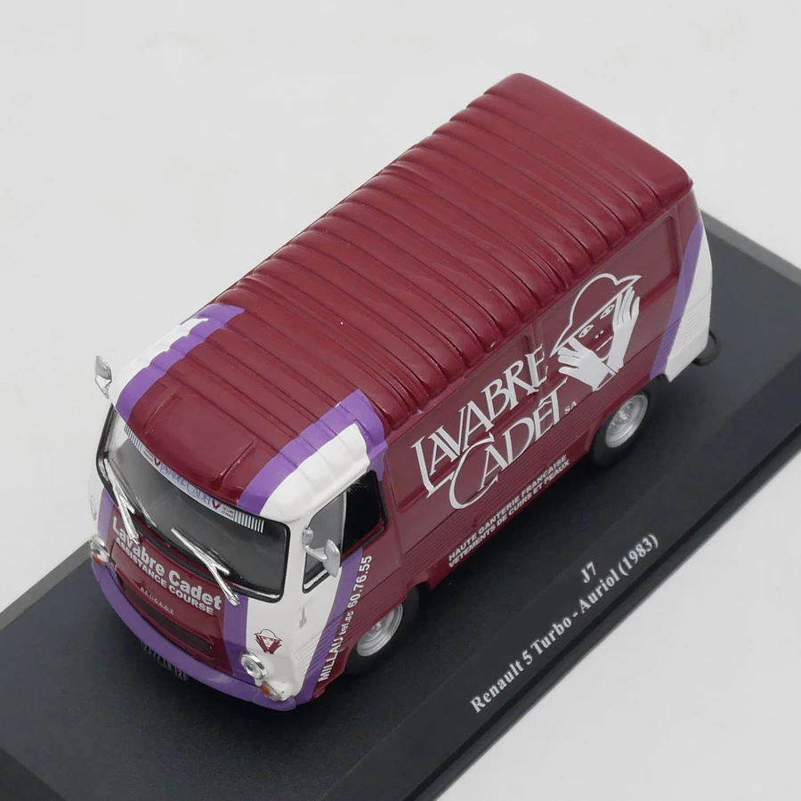 Ixo-Diecast Liga J7 5 Turbo Auriol 1983 Van Transporte Veículo Brinquedos, Classics modelo carros, Adulto Lembrança Presentes, Escala 1:43