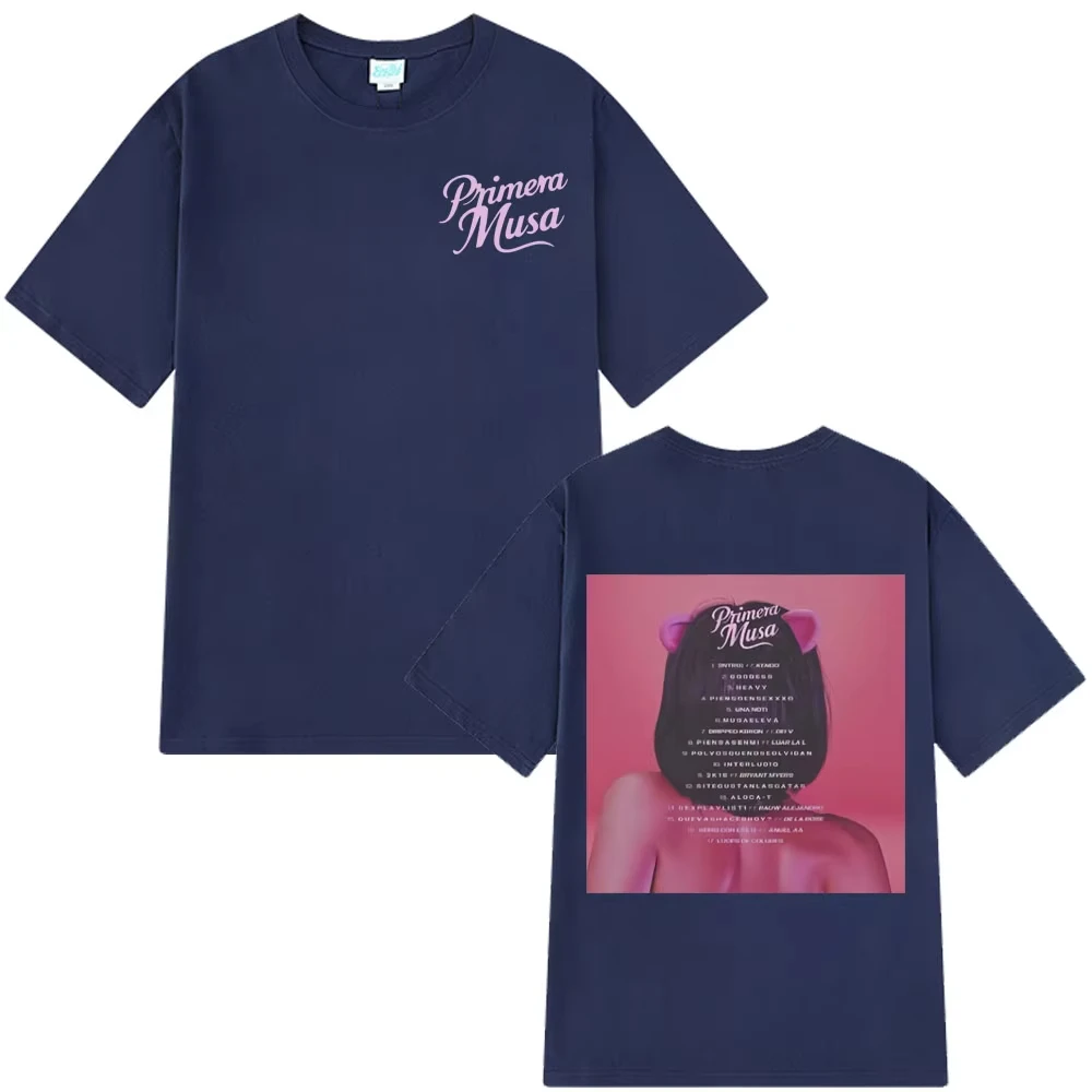 مغني الراب عمر كورتز بريميرا موسى جولة ألبوم الجرافيك تي شيرت الرجال النساء عادية موضة تي شيرت جماليات المتضخم القطن تي شيرت #3