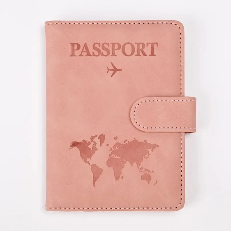 Fundas para pasaporte para hombre y mujer, porta pasaporte con estampado de letras, Clips para billetes de vuelo, tarjetero para tarjetas de crédito