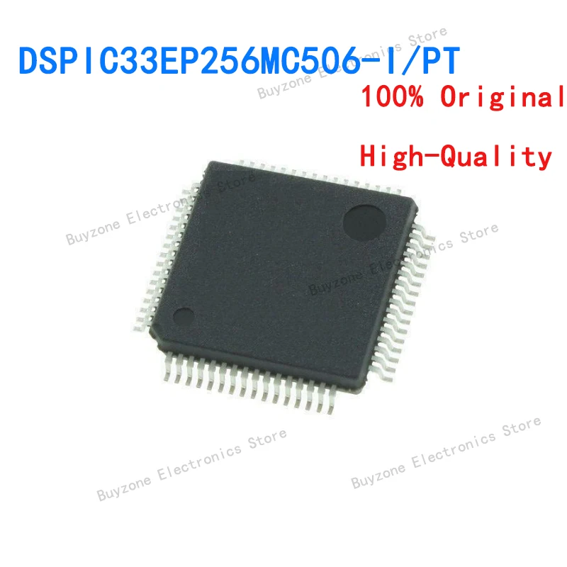 

DSPIC33EP256MC506-I/PT DsPIC33EP series microcontroller dsPIC core 64 pin TQFP package 1CAN channel