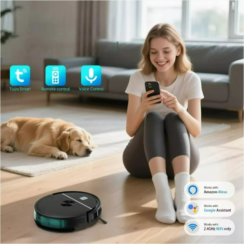 Intelligent Self Cleaning Random Robot Electric Wireless Automatic Smart Sweeping Mopping Wet and Dry Robot Vacuum Cleaner