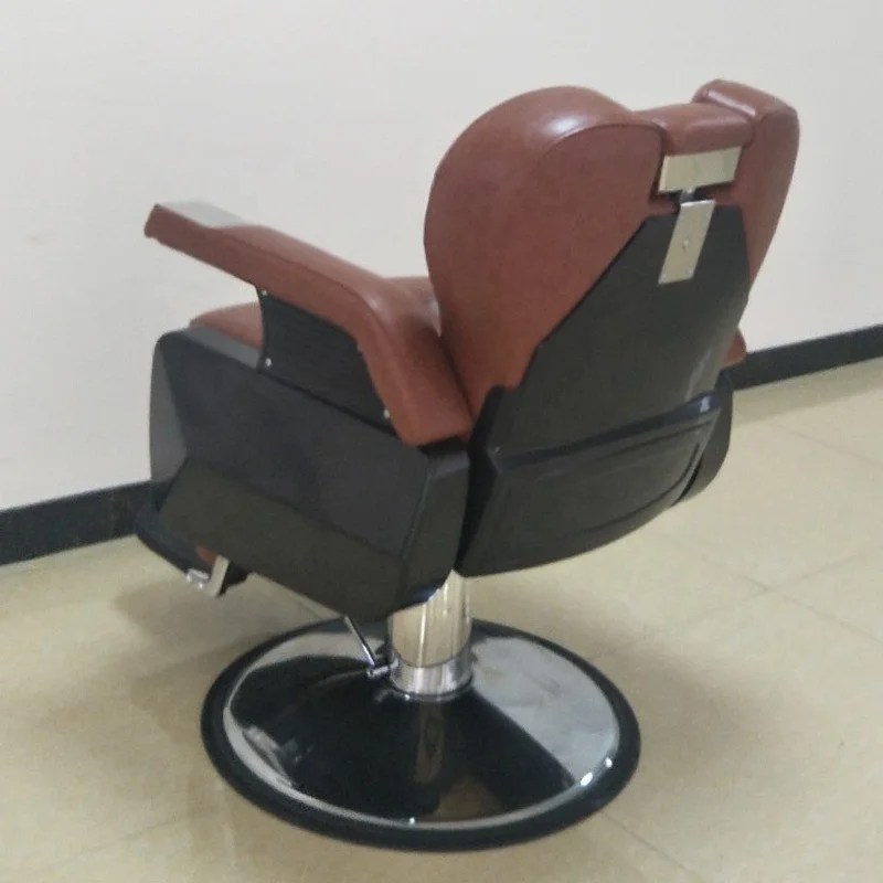 

Hot Sale Profesional Black and Gold Vintage Reclining Hair Cut Hairdressing Salon Barber Chair for Men Hair Stylist