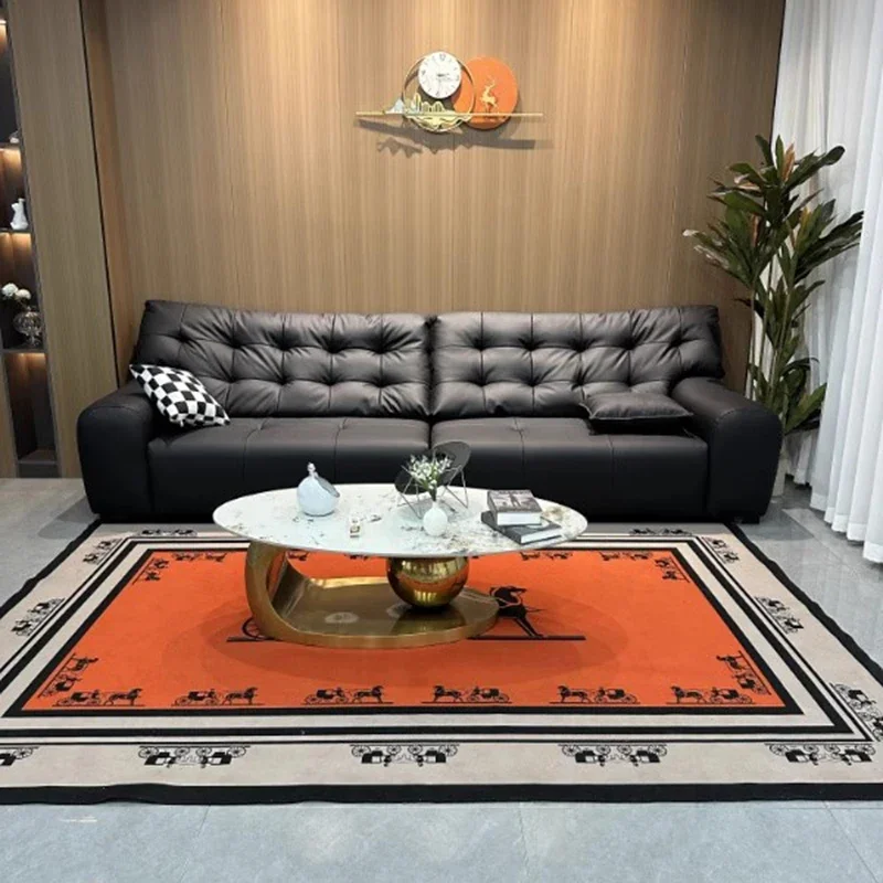 

Черный роскошный диван, европейский современный дизайн, большой эластичный угловой стиль, пушистая одинарная мебель Divano для гостиной