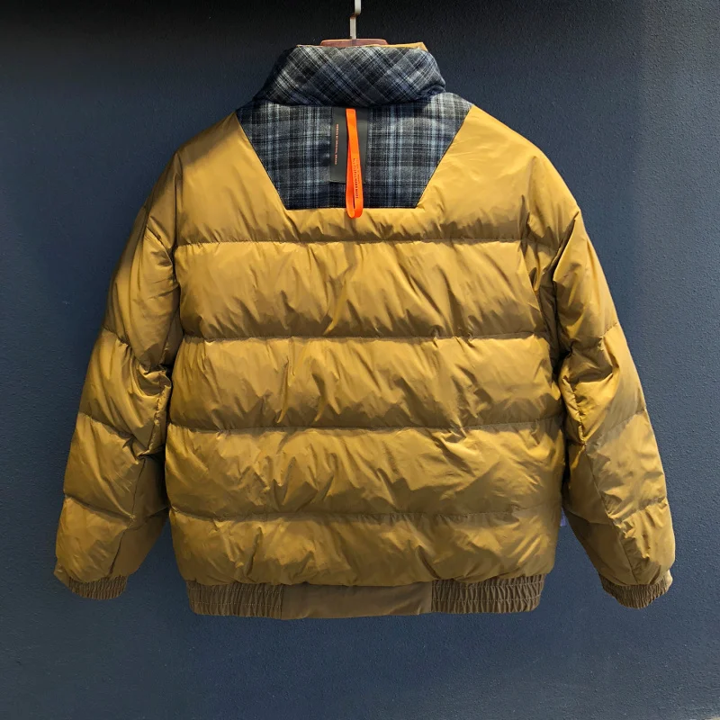 Winterwarm donsjack voor heren is modieus, veelzijdig, casual, eenvoudig, trendy, hoogwaardige koudebestendige outdoorkleding