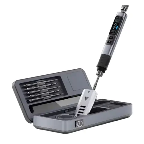Protable 열 도구 상자 키트 100W 전력 조절 온도 빠른 가열 수리 장비 100-450 ℃ DIY 수리용 FNIRSI HS-02