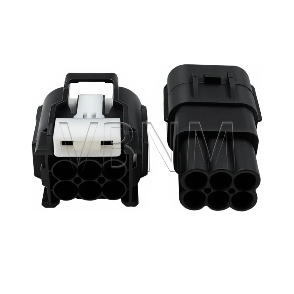 6-poliger 2-Serien-Auto-Wasserdichtstecker, Kfz-AC-Montage-Steckverbinder, männlich-weiblich, Verkabelungsstecker 6189-7535 6189-7534 – Detail 3