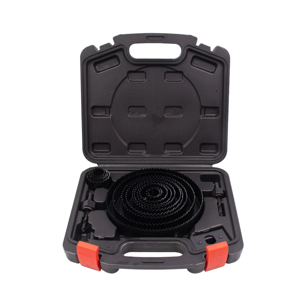

Woodworking hole opener drill bit set, flashlight drill wood board, covering drilling, hole expansion and countersinking