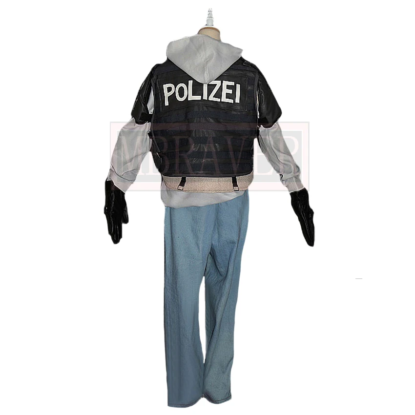 Siege Jager Marius Streicher GSG 9 Blitz Uniform Cosplay Costume Halloween Christmas Party Custom Made Any Size