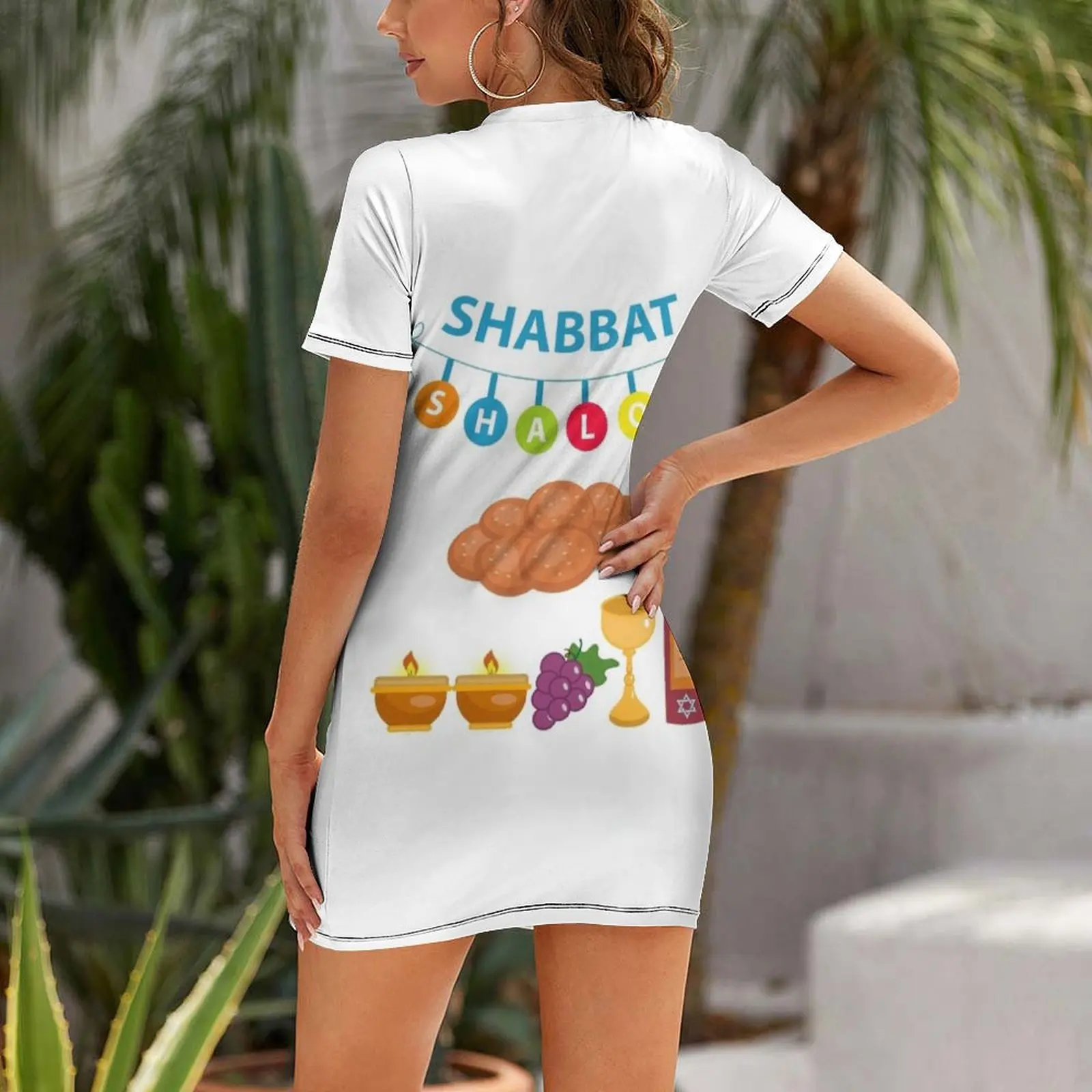 Hebrew Israelite Clothing True Hebrew Shabbat Shalom TShirt Short Sleeved Dress women's evening dress 2025 dress for women 2025