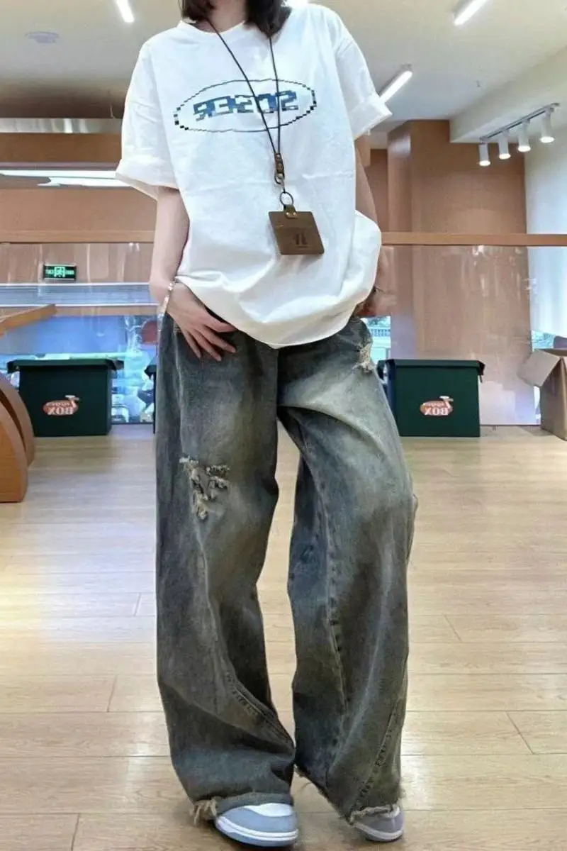 여성용 스트레이트 진 파티 클럽 나이트 이브닝 데이트 행사 섹시하고 우아한 스타일리시 힙 글래머 인기 유럽 신선한 트렌드