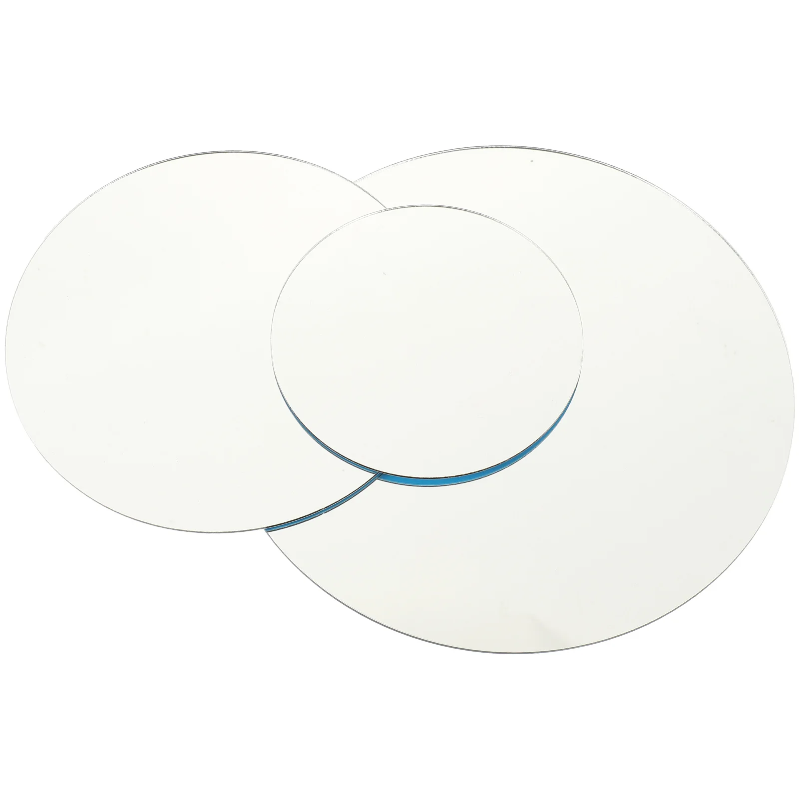 3Pcs Acrylic Mirror Reflection Boards Durable Photography Props Jewelry Cosmetics Electronics Display Photo Backgrounds