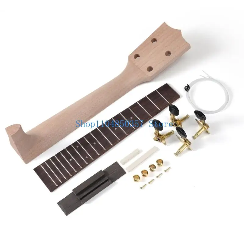 

652F 1 Set Ukulele Fretboard Neck Musical Instrument Supplies Ukulele Neck Fretboard