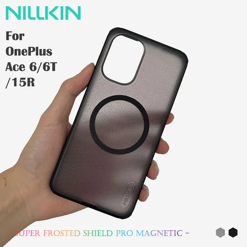 

Противоударный чехол для OnePlus Ace 6T, NILLKIN PC + ТПУ, защита от царапин, поднятые углы, идеально подходят с точными отверстиями для кнопок