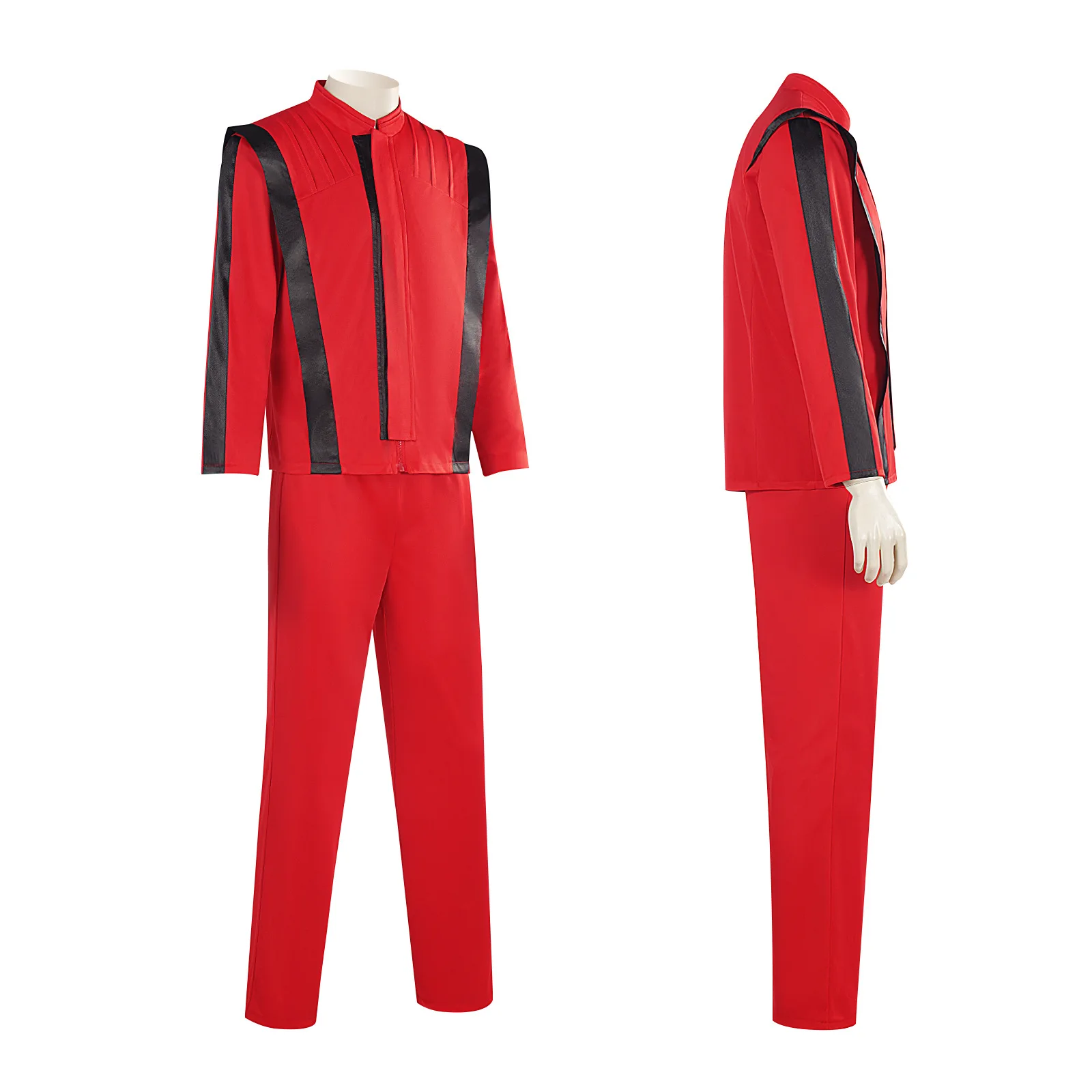

Michael Jackson Thriller Red Leather Jacket & Pants Set – Scary Night Premium Overcoat Vintage Costume for Party Cosplay 2026