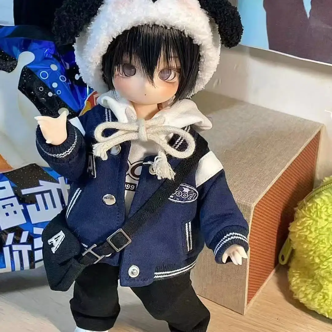 Nowy zestaw ubranek dla lalki 1/6, pasujący do lalki BJD 30 cm, uroczy strój baseballowy, zabawki dla dziewczynek, akcesoria do zabawy w dom, bez lalki