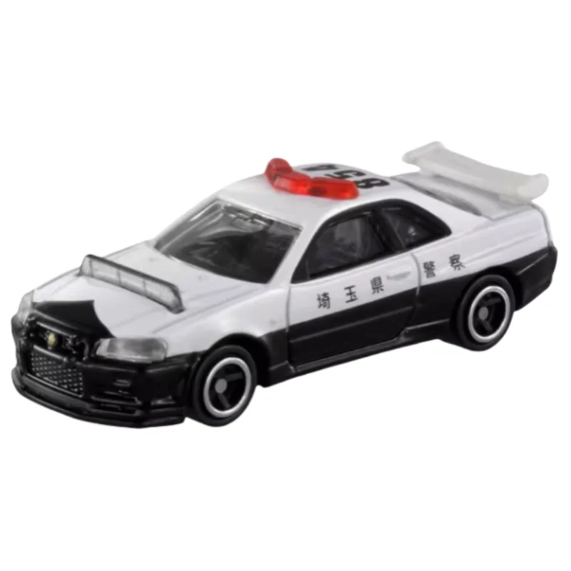 TAKARA TOMY-coche de policía Nissan Saitama, juguete de exhibición de colección para niños, modelo de aleación fundido a presión 1:64, No. 1, regalo para niños