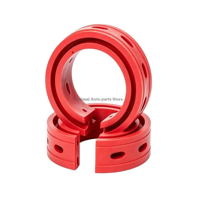  Spring Buffer Pad Pair for Automotive Suspension, Polyurethane Rubber Forms with Split Sides and Multiple Openings