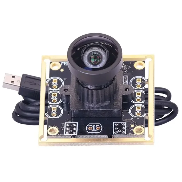 5MP PS5520 38mm 2.8mm 105degree Wide dynamic backlight distortionless Face recognition PCBA usb camera module