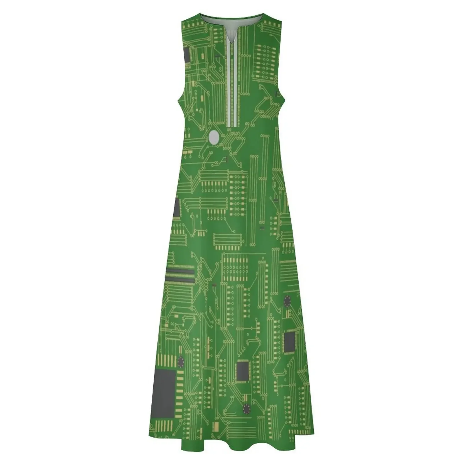 Motherboard Mainboard Circuitry Long Dress luxury women's party dress evening prom Dress