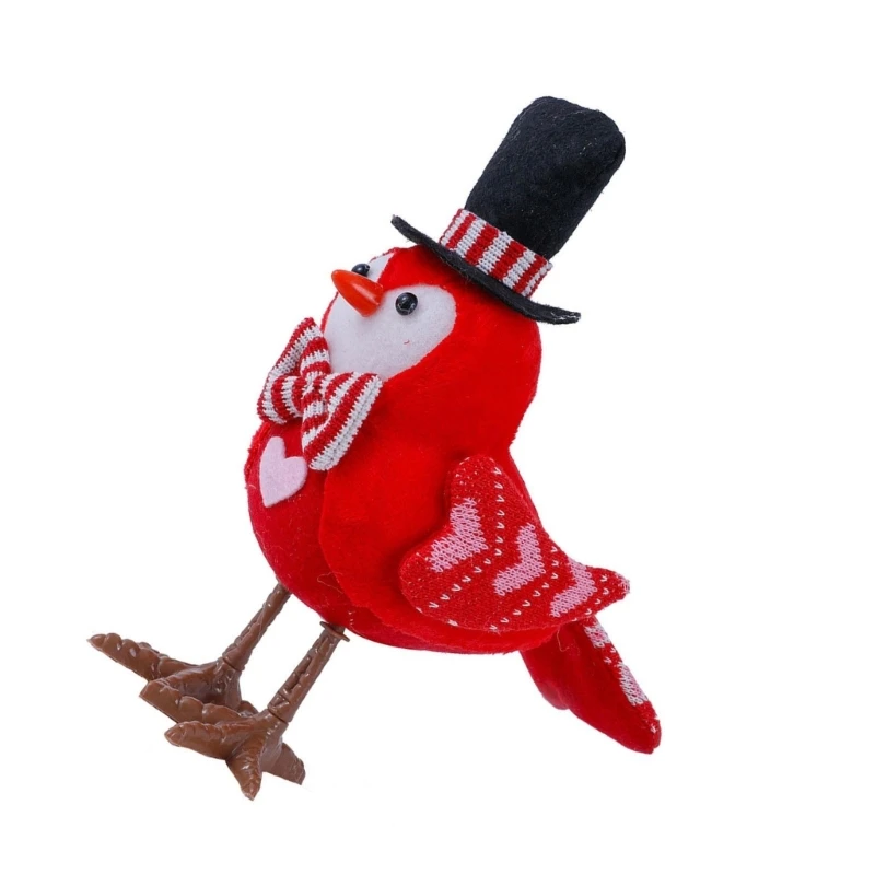 Festive Luminous Bird Ornament Creative Dating Family Valentine's Day Holiday Party Decoration Small Animal Crafts