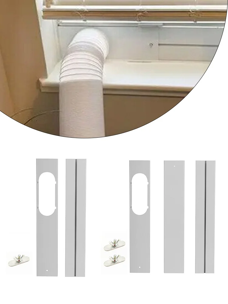 

2/3 PCS Newest Portable Air Conditioner Stretchable And Adjustable Window Kits With Screws Window Extension Seal Plate