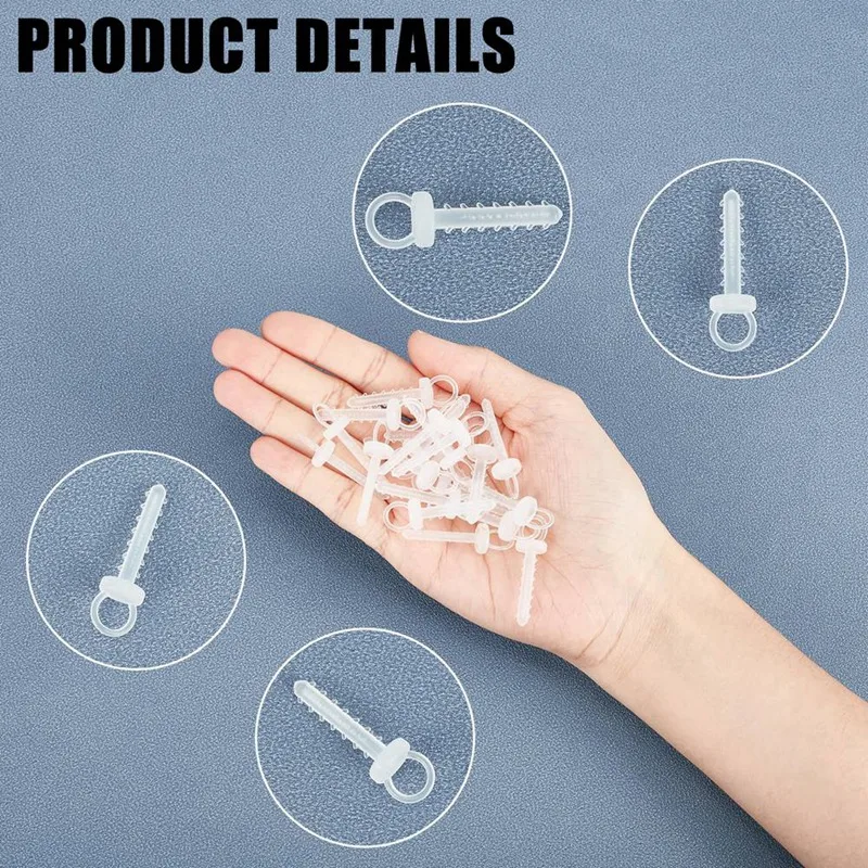 300PCS Christmas Foam Ornament Hanger Caps Round Foam Ball Cap Joint Kit For Christmas Hanging Holder Caps Replacement Parts