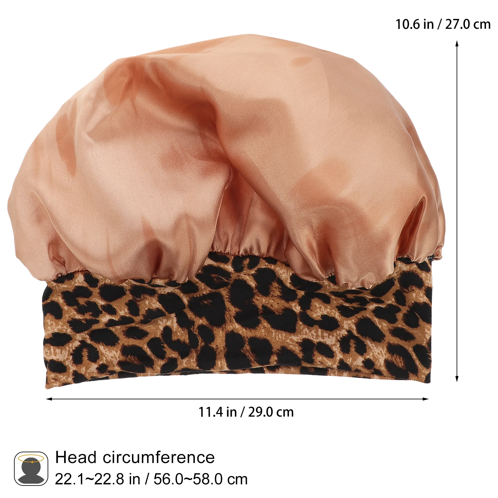 

Satin Wide Brim Sleep Hat Shower Caps Fabric Sleeping Womens Silk Soft Lightweight Breathing Stylish Durable One Size