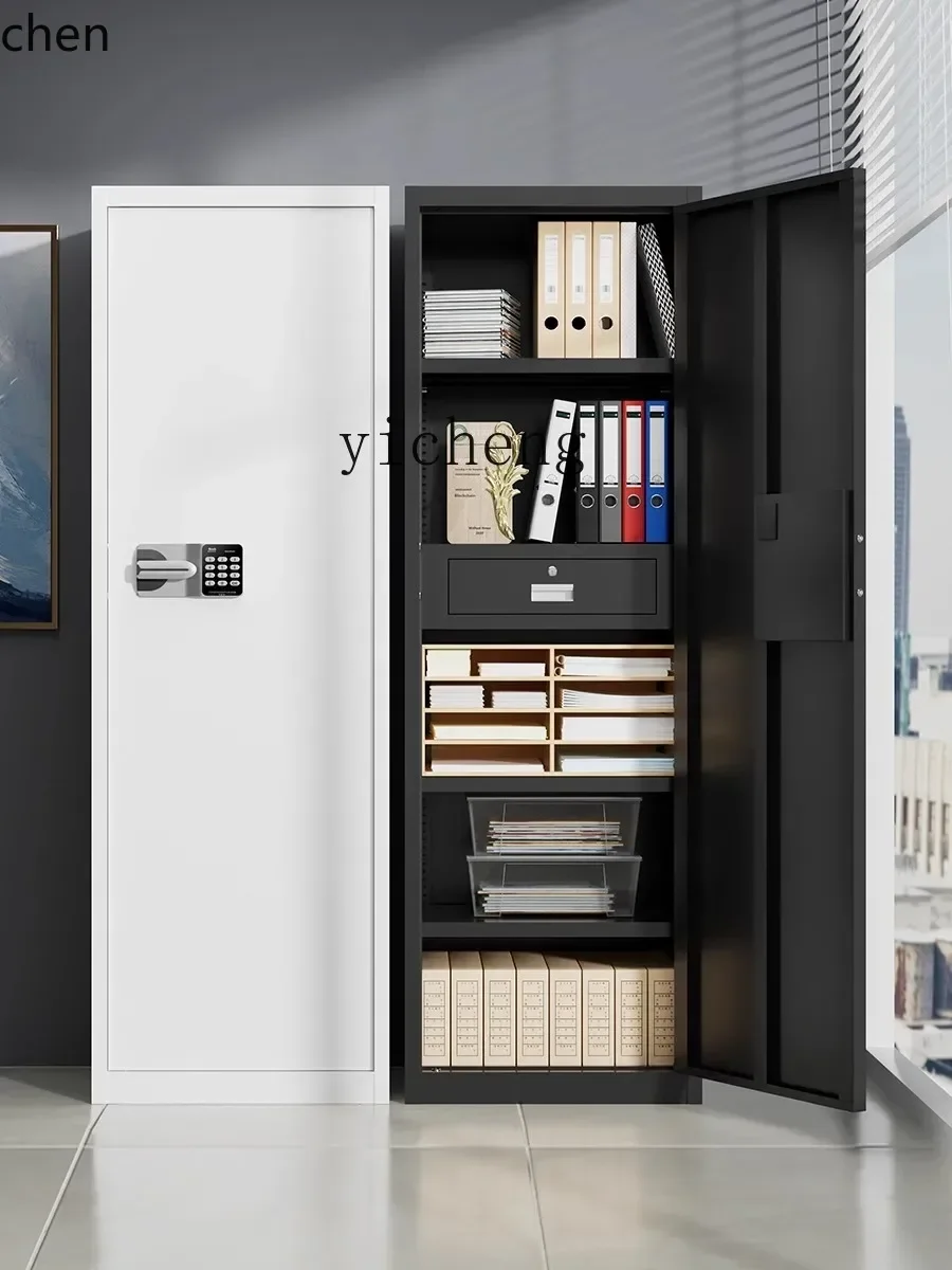 ZMLsingle door electronic security cabinet password lock file cabinet single iron cabinet