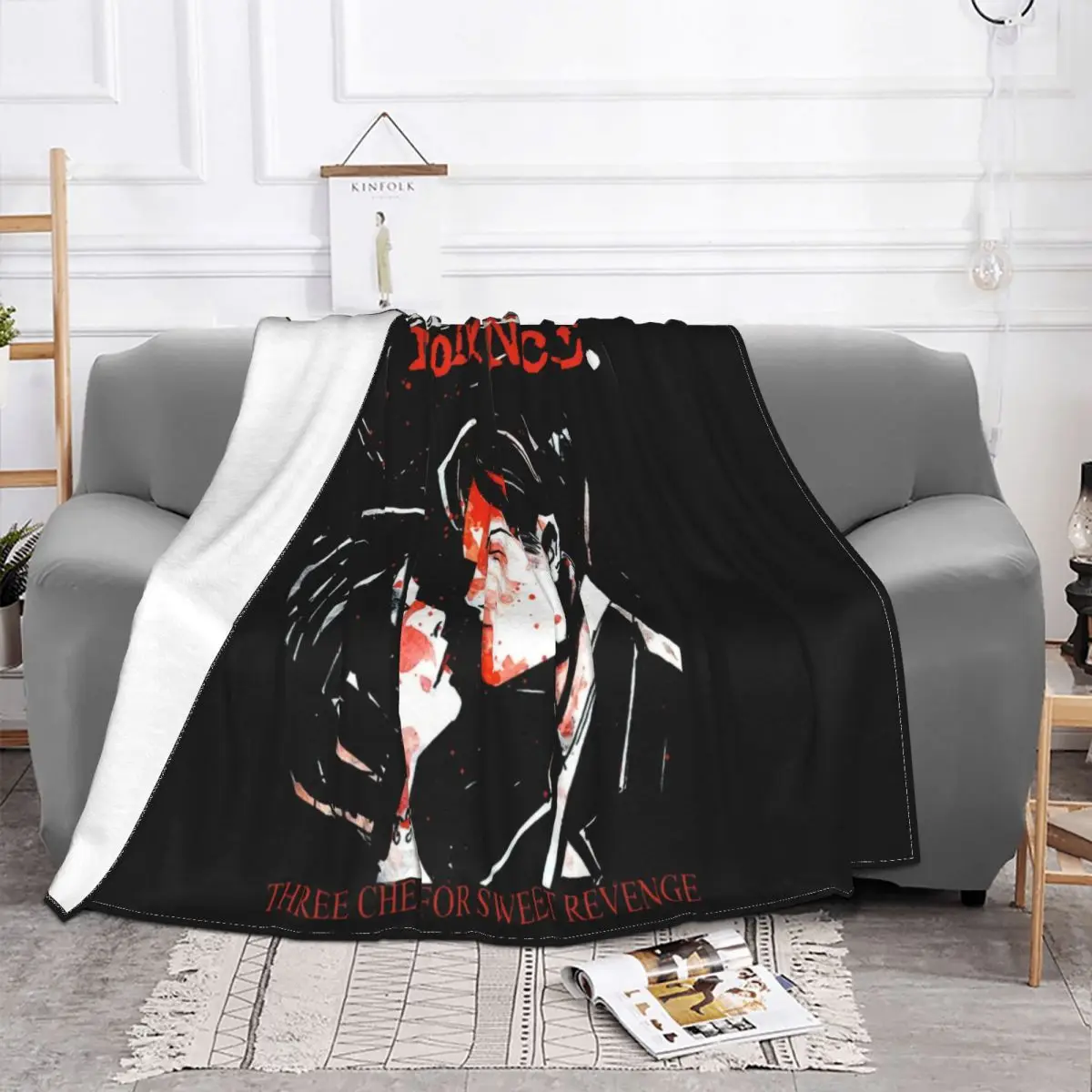 My Chemical Romance Three Cheers For Sweet Revenge Short ' Long Atmungsaktives Women Men Throw Blanket