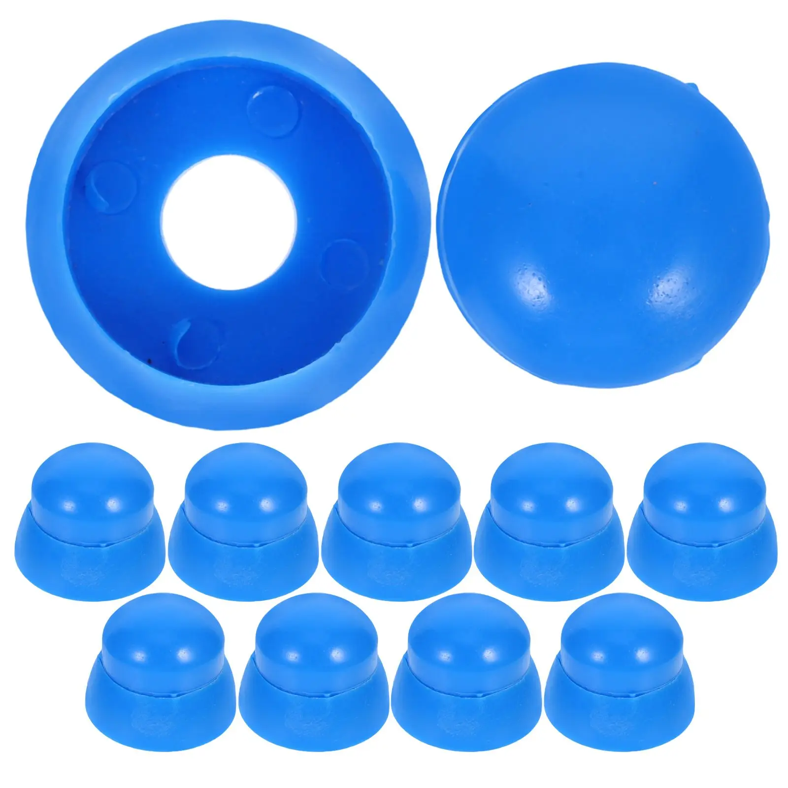 

10 Pcs Slide Cap Cover Playground Nut Protection Caps Parts Nuts Plastic Screw Bolt for
