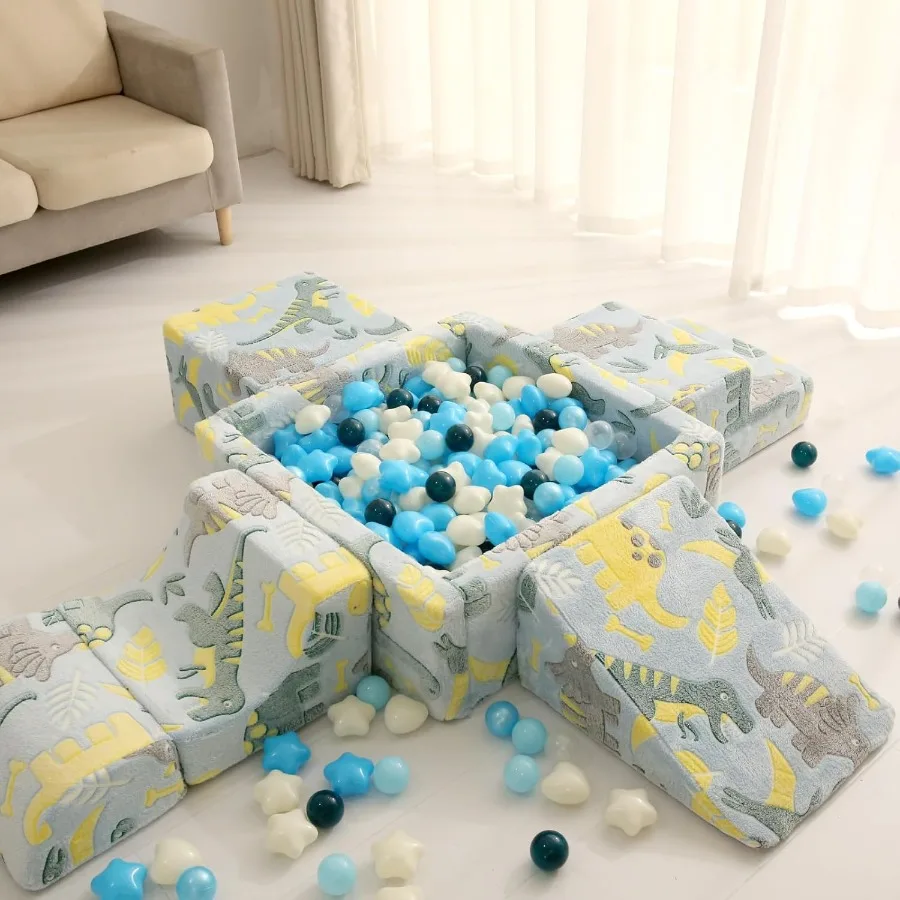 Star Ball Pit Balls para crianças – Bolas de plástico em formato grande para poços de bolinhas, barraca de brincar, piscina de bebês, brinquedos aquáticos, 100 peças