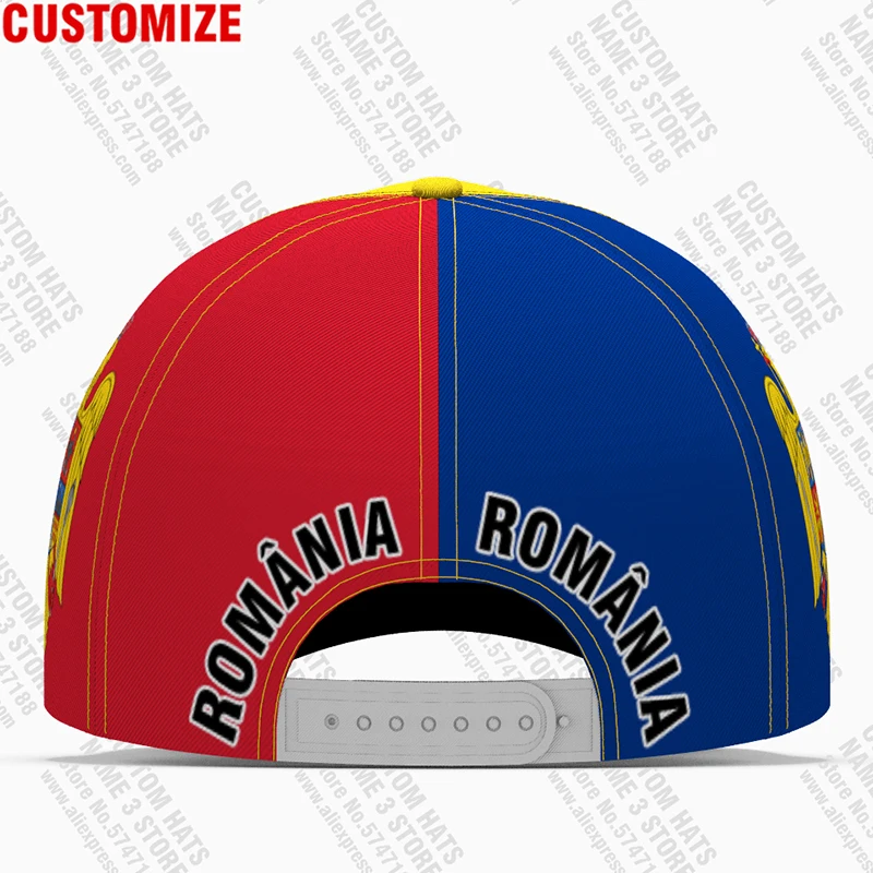 Romania Baseball Caps Free 3d Custom Made Name Number Team Logo Ro Hats Rom Country Travel Romana Nation Romanian Flags Headgear