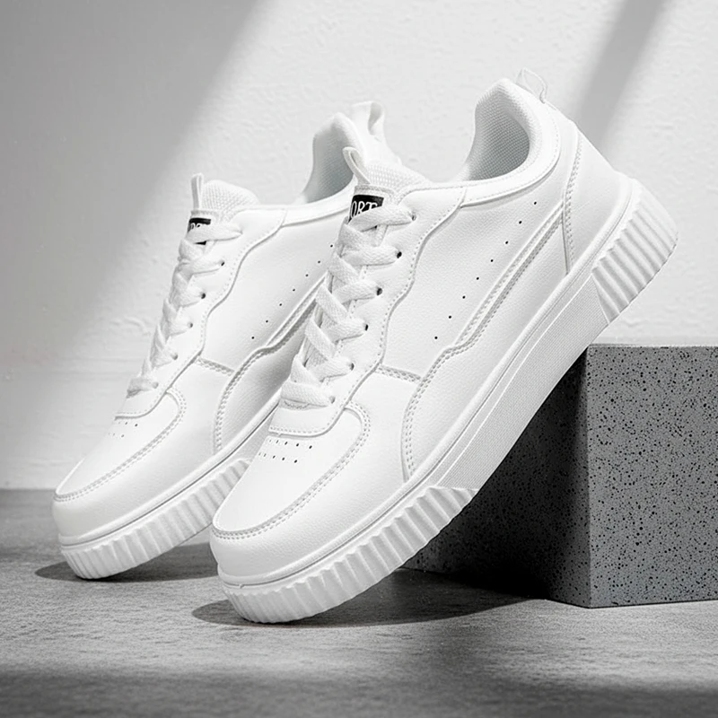 

New Women Casual Shoes Fashion Breathable Flat Shoes Sneakers White Female Footwear Sports Running Outdoor Walking For Men Shoe