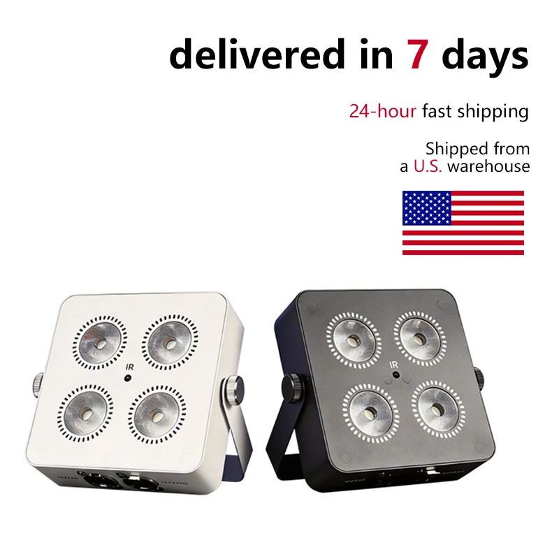 4x18W Led RGBWA UV 6IN1 Color Battery DMX Led Par Light Mini Battery Party Light