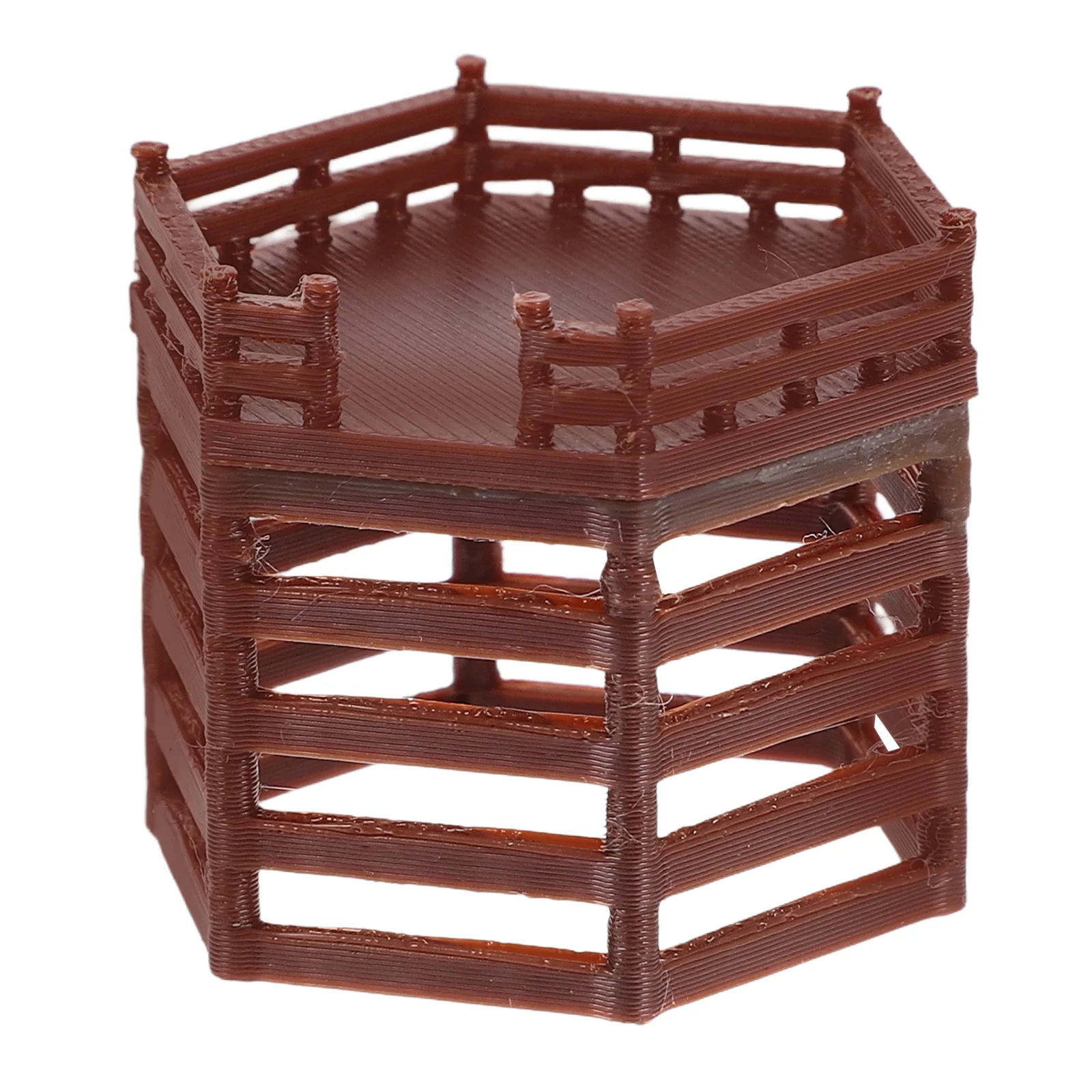 

Mini Garden Platform Decor for Aquarium Micro Landscape Styling Natural Look Fish Tank Accessory with Traditional Chinese Design