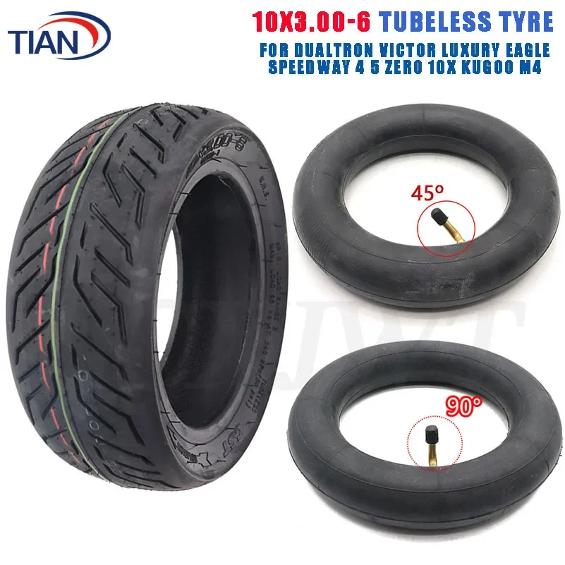 CST 10X3.00-6 Tubeless Tyre  for Dualtron VICTOR LUXURY EAGLE Speedway 4 5 Zero 10X Kugoo M4 Electric Scooters 10x3.0 Tube Tire