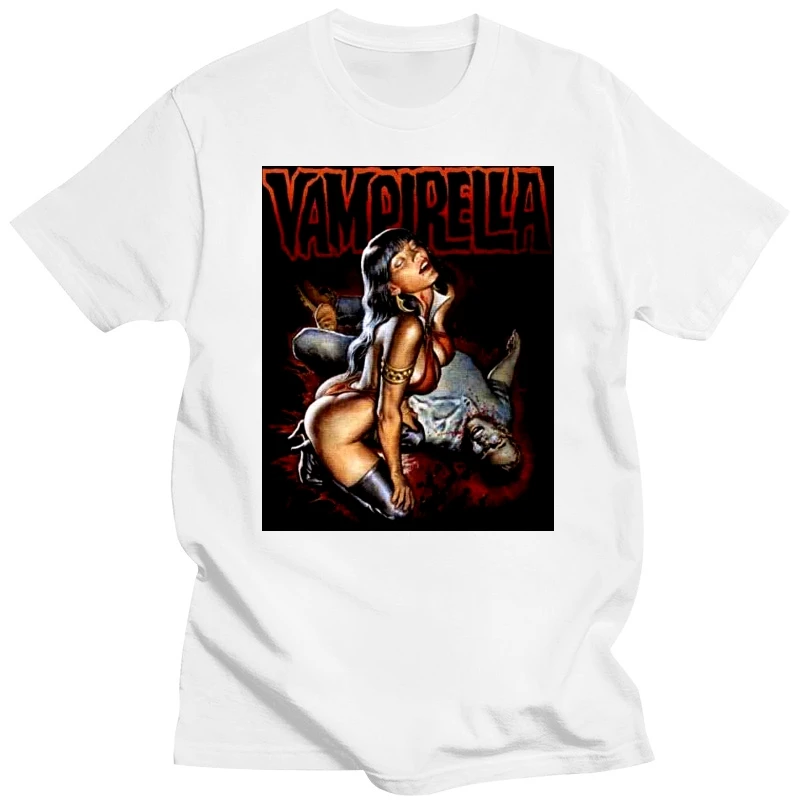 Death Is Coming Vampirella -Feed T-Shirt Officially Licensed Male Best Selling T Shirt