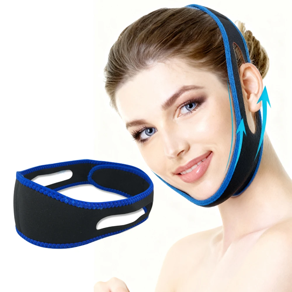 V Line visage Shaper visage soins de la peau outils de beauté réutilisable visage minceur pansement femmes menton joue soulever ceinture sangle de Massage du visage