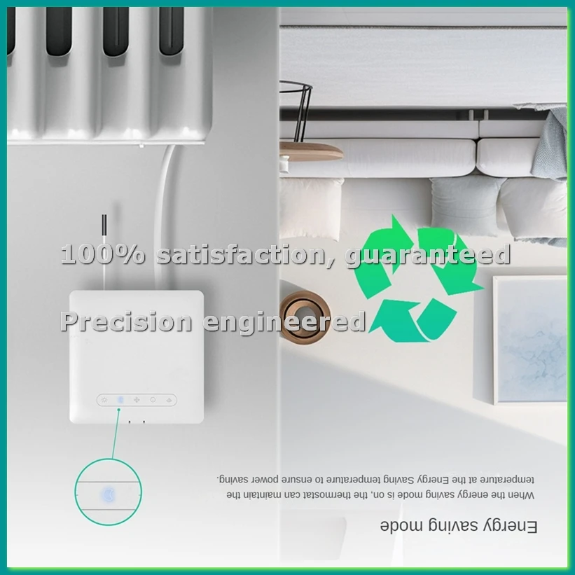 

ZigBee Smart Thermostat for Pilot Wire Heating Radiator for Electricity Monitoring App Control-BCBW