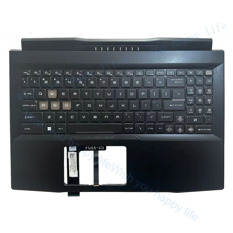 

Новый верхний корпус (пальмрест) V+ для MSI Katana 15 B2R MS-1585 с RGB-клавиатурой