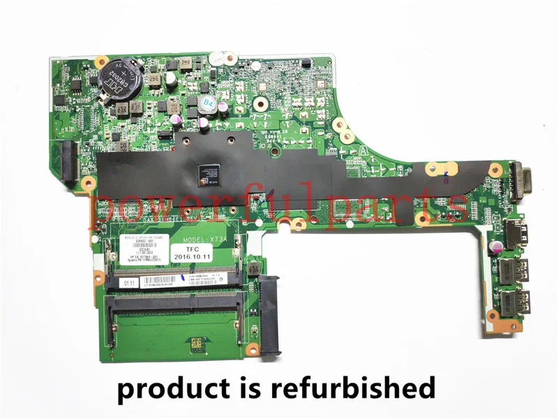 For HP ProBook 455 G3 MOTHERBOARD A8-7410 828432-601  828432-501  828432-001 DAX73AMB6E1 with cpu working well