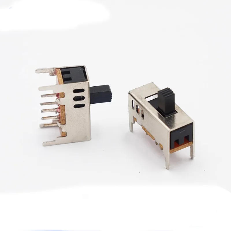 5pcs/lot SS-23D03 Left-right toggle switch 3-position straight handle 3-position eight-pin power toggle switch